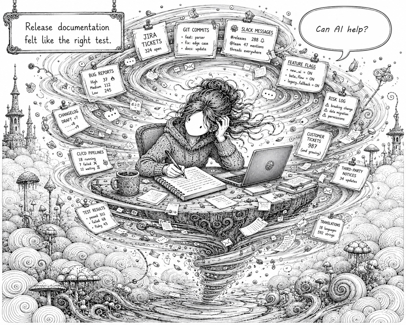 Overwhelmed by messy release information